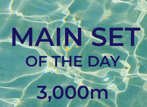 3000m Swim Workout: Threshold, Descending & Sprint Set